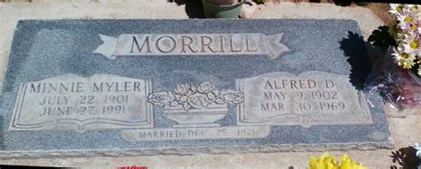 Minnie Myler Morrill 1901 1991 Memorial Find A Grave