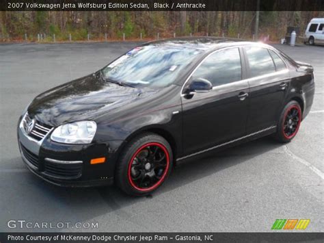 Black 2007 Volkswagen Jetta Wolfsburg Edition Sedan Anthracite