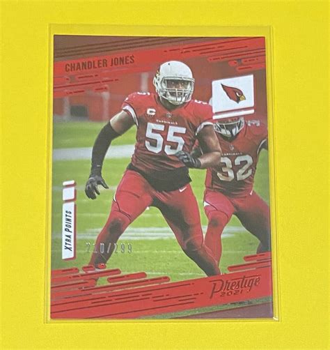 Panini Prestige Chandler Jones Red Xtra Points Cardinals