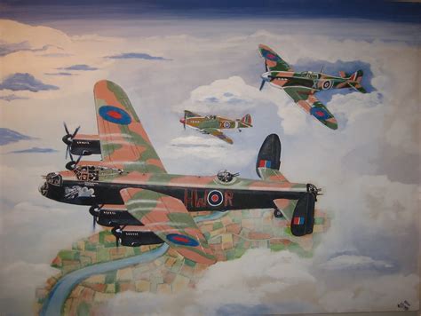 Art by Brian: Battle of Britain memorial flight 1000 x 750 canvas