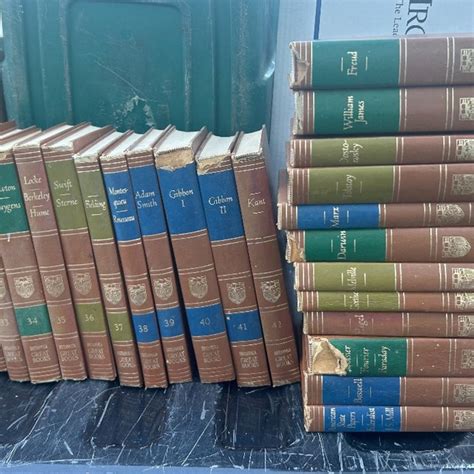 britannica great books hc set    etsy