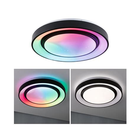 Wallceiling Rainbow Dynamic Rgb Tunw Led W Mm Blanc Noir V