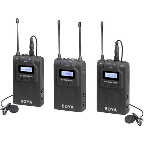 BOYA BY WM8 Pro K2 UHF Dual Channel Wireless BY WM8 PRO K2 B H