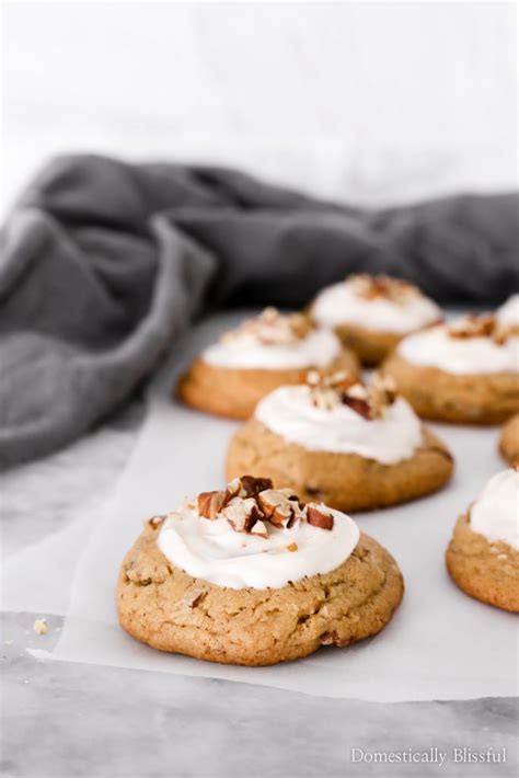 Maple Pecan Cookies Domestically Blissful