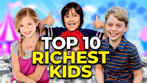 Top 10 richest kids - YouTube