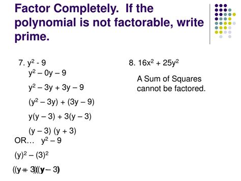 Ppt Factoring Powerpoint Presentation Free Download Id3258235