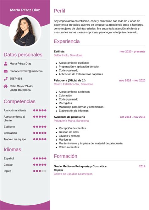 Ejemplos de currículum Inspiración para tu CV CVwizard