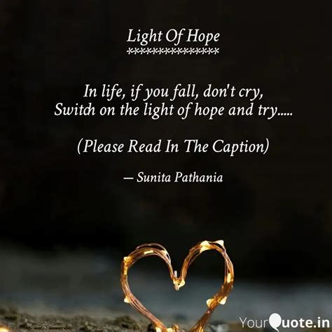 Light Of Hope Quotes And Writings By Sunita Pathania Yourquote