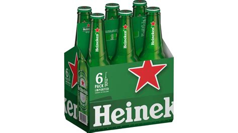 Heineken Original Premium Malt Lager Bottles 12 Fl Oz X 6 Ct