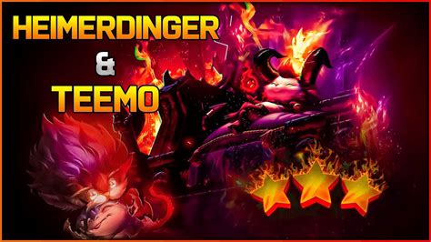 ⭐⭐⭐ Teemo Heimerdinger In 1 Game Impossible Draconic Gameplay