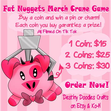 Fat Nuggets Merch Crane Game - Etsy