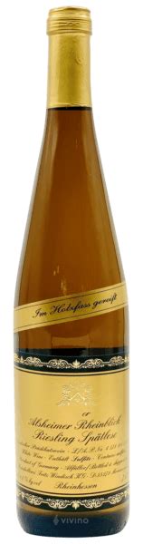 Fritz Windisch Alsheimer Rheinblick Riesling Sp Tlese Vivino