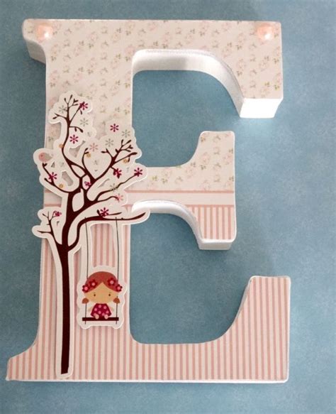 Decorated MDF Letters 25 Creative Ideas DIY Crafts