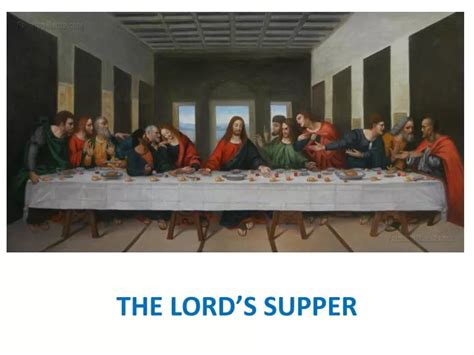 Ppt The Lords Supper Powerpoint Presentation Free Download Id1931102