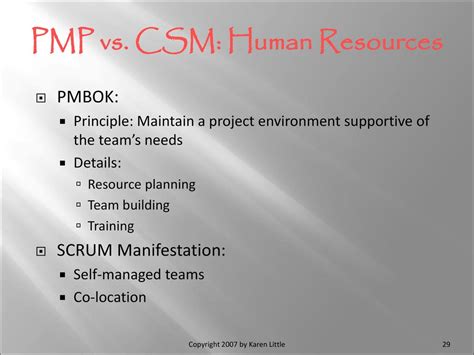 PMP Vs Scrum Master Compatible Or Incompatible Presented By Ppt