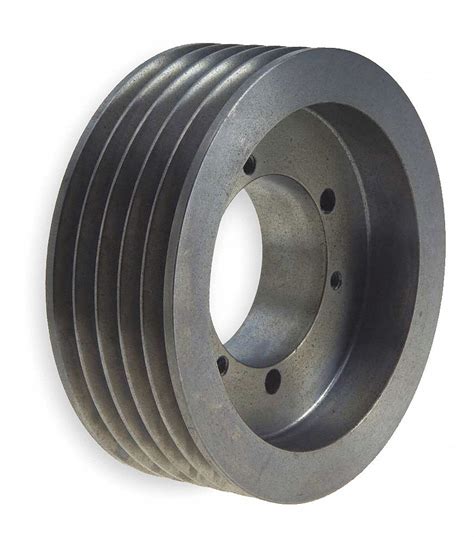 GATES Cast Iron 5 Groove Standard V Belt Pulley 1NHD4 QD5 5V12 50