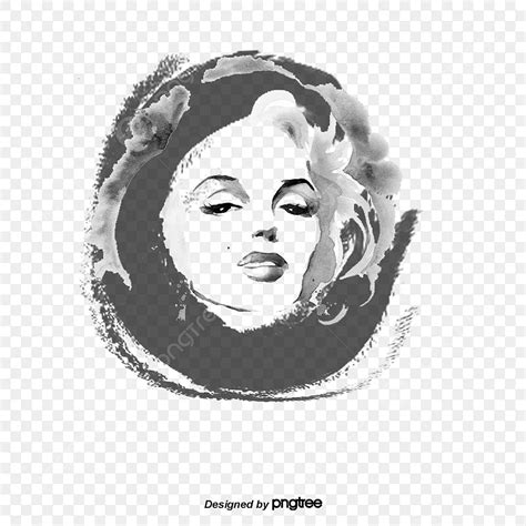 Marilyn Monroe PNG Transparent, Vector Black Box In The Marilyn Monroe, Black Vector, Box Vector ...