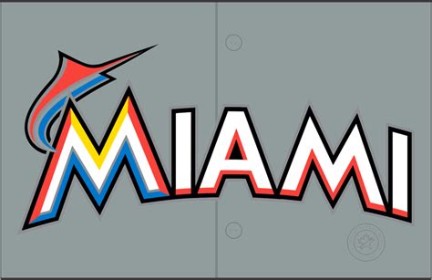 Miami Marlins Logo Jersey Logo National League NL Chris Creamer