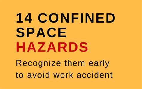 Hazards in Confined Space: The list You must Know