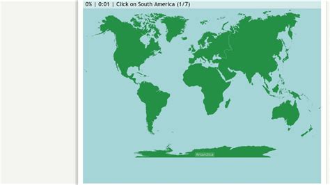 Seterra Map Quiz Game 100 Pin Hard Continents 005 Wr Youtube