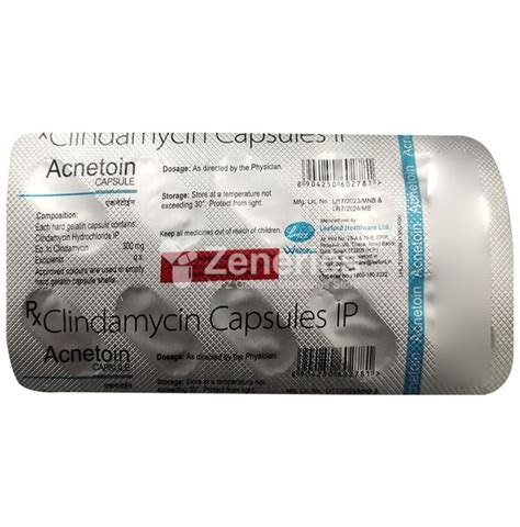 Acnetoin Capsule – Zenerics