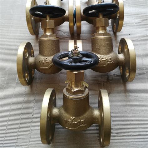 Jis Bronze Flanged Globe Valve Customized Bronze Globe Valve