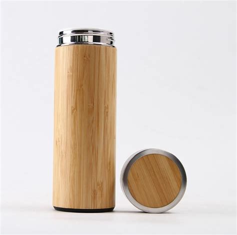 Oz Original Bamboo Tumbler With Tea Infuser And Strainer