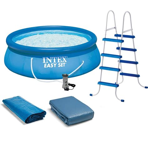 intex easy set above ground swimming pool 1
