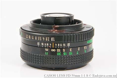 Обзор Canon Fd 50mm F18 Радожива