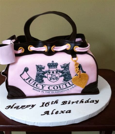 Happy Birthday Alexa! | Couture cakes, Juicy couture purse, Purse cake