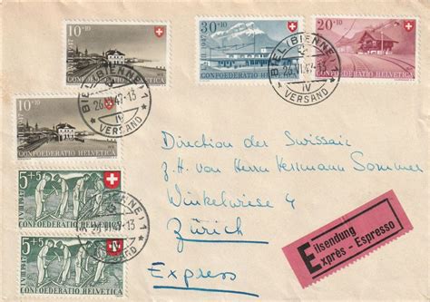 Expressbrief Satzbrief Pro Patria 1947 Kaufen Auf Ricardo