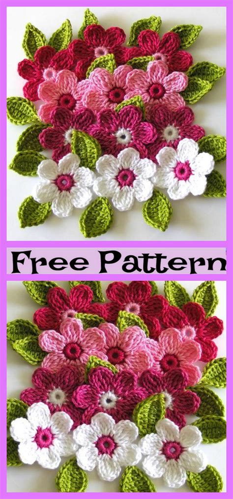 Pretty Crochet Flower Bouquet Free Patterns Diy Ever