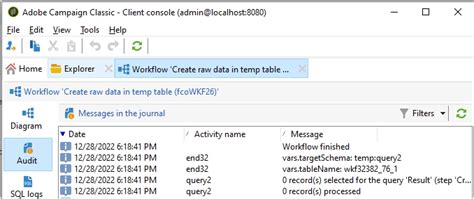 Create Raw Data In Workflow Temporary Table On Adobe Campaign Blog By