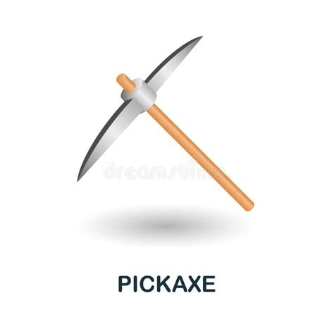 Pickaxe Icon 3d Illustration From Construction Instruments Collection