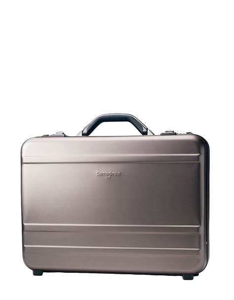 Lyst Samsonite Metal Briefcase In Gray For Men