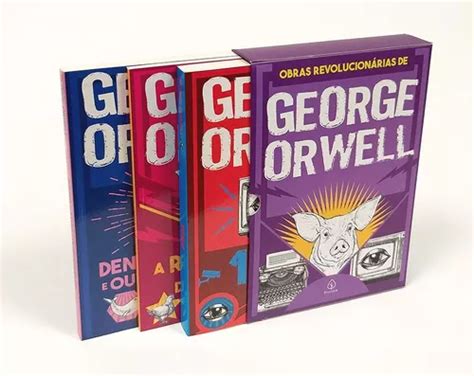 As obras revolucionárias de George Orwell Box 3 livros de Orwell