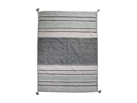 Tapis Kilim X Tive Gris Oeko Tex