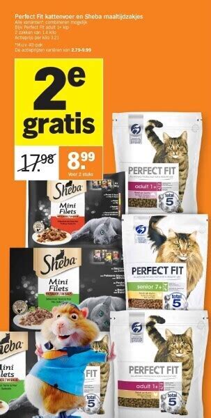 Perfect Fit Kattenvoer En Sheba Maaltijdzakjes Promotie Bij Albert Heijn