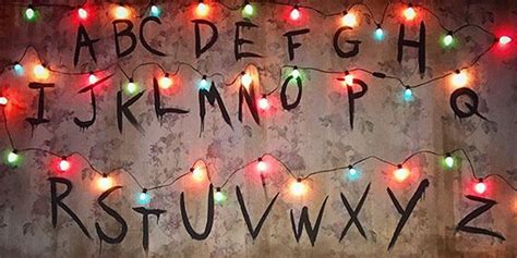 Stranger Things Alphabet Lights Inspired Flexible