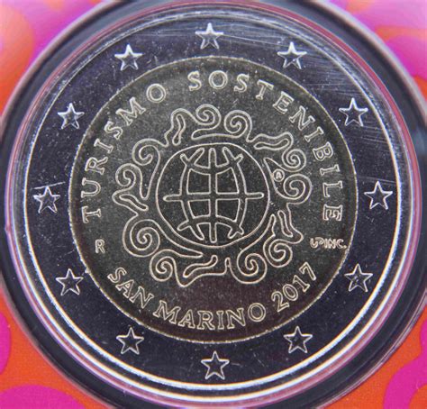 San Marino Euro Coin International Year Of Sustainable Tourism