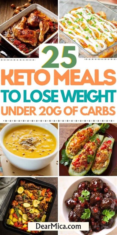 25 Easy Keto Meals Under 20g Of Carbs Dear Mica