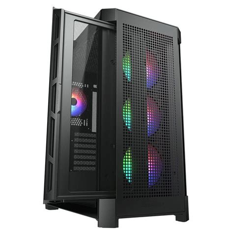 Cougar Airface Pro Rgb Mid Tower Cristal Templado Usb C Negra