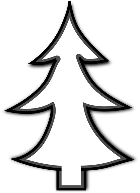 Pine Tree Outline - ClipArt Best