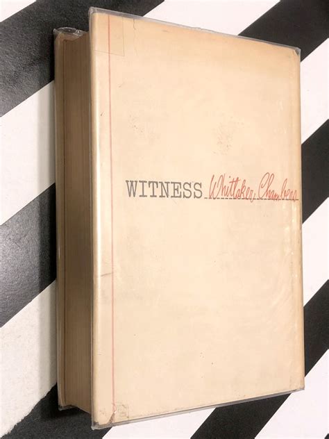 Witness by Whittaker Chambers (1952) first edition book