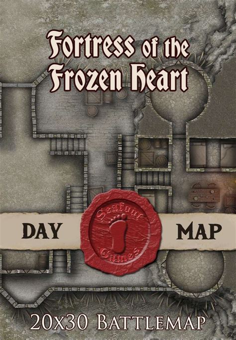 Seafoot Games Fortress Of The Frozen Heart X Battlemap