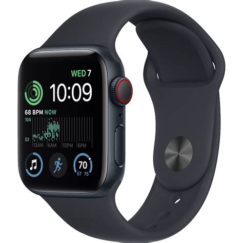 Apple Watch Se Nd Gen Mm Lte Midnight Alu Midnight Sport Band