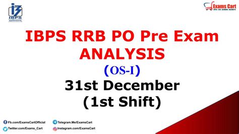 Ibps Rrb Po Prelims Exam Analysis Rrb Po Pre Exam Review December