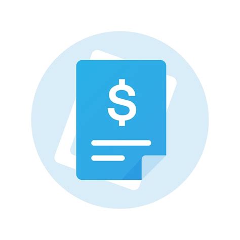 Premium Vector Invoice Payment And Tax Bill Vector Icon