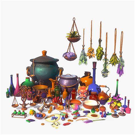 Potion Props Pack 3d Model Turbosquid 1903916