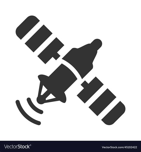 Gps Satellite Icon Royalty Free Vector Image Vectorstock